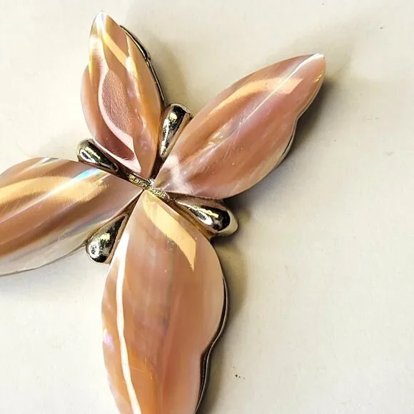 Rose Quartz Pendant with Rhinestone - Picture 4 of 8